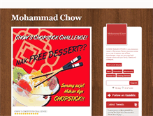 Tablet Screenshot of mohammadchow.com
